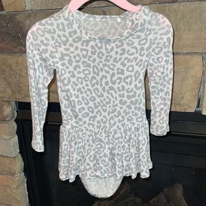 Posh Peanut Minka Leopard Bodysuit Twirl